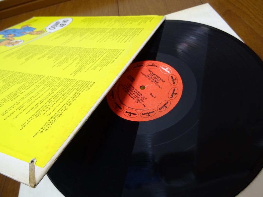 DAVID BOWIEデヴィッドボウイ★世界を売った男 LPレコード！リプロ盤？