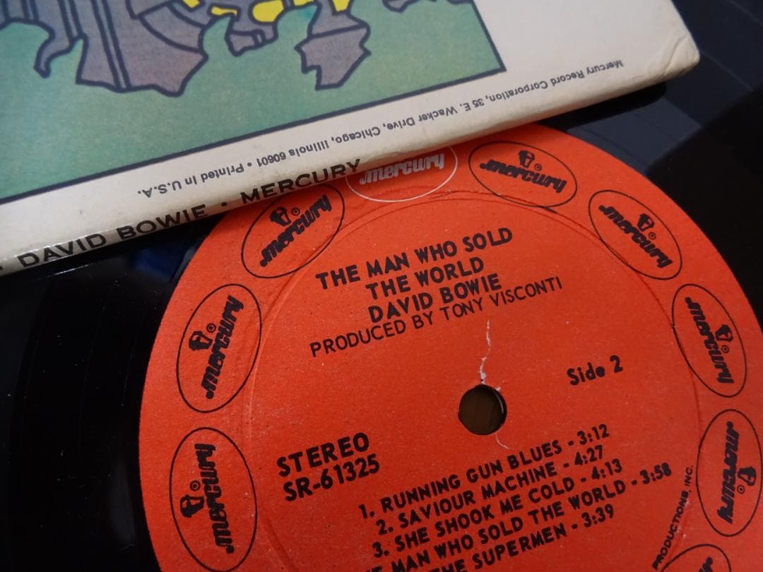 DAVID BOWIEデヴィッドボウイ★世界を売った男 LPレコード！リプロ盤？