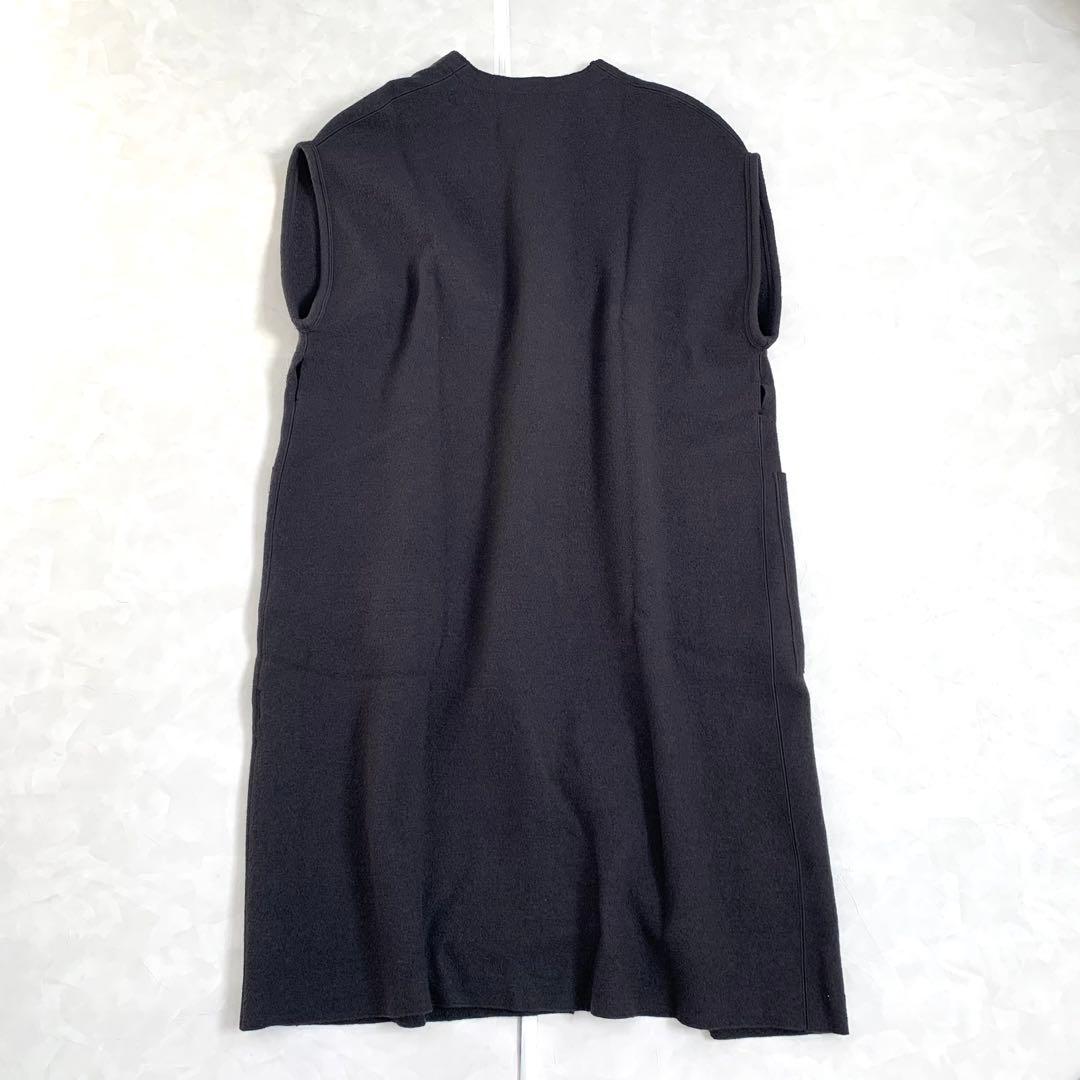 23年✨定価8.6万　ギャルリーヴィー　フェルトニット ベルテッドロングジレ