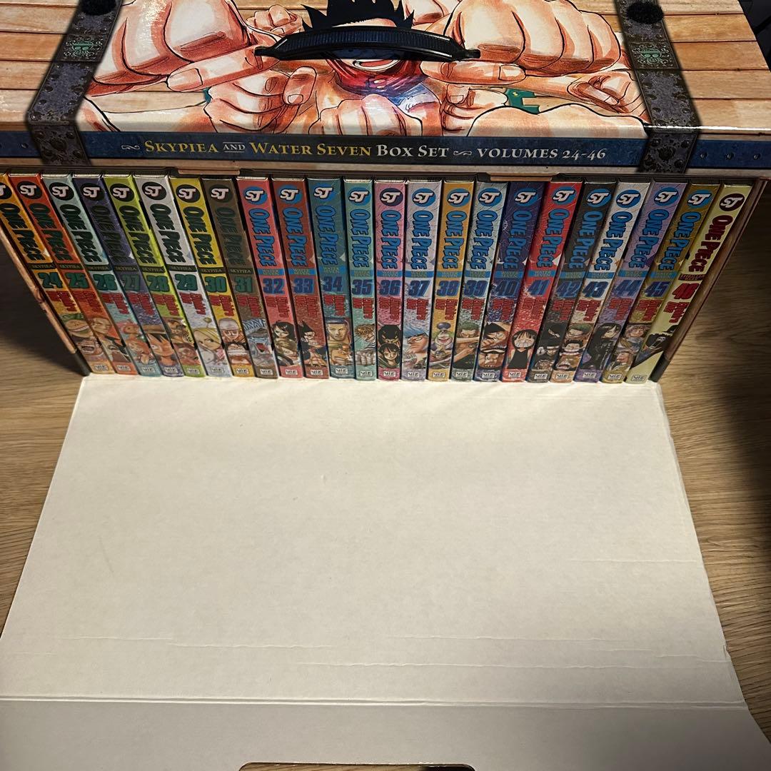 英語版ワンピース 漫画 46巻セット ポスター&冊子付 ONE PIECE