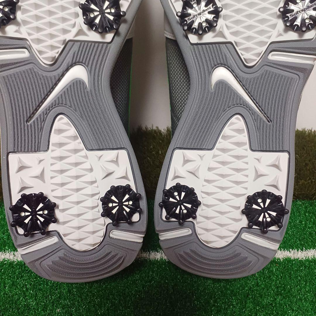 ナイキゴルフ　メンズ　ゴルフシューズ　グレー　28cm　ソフトスパイク　BOA