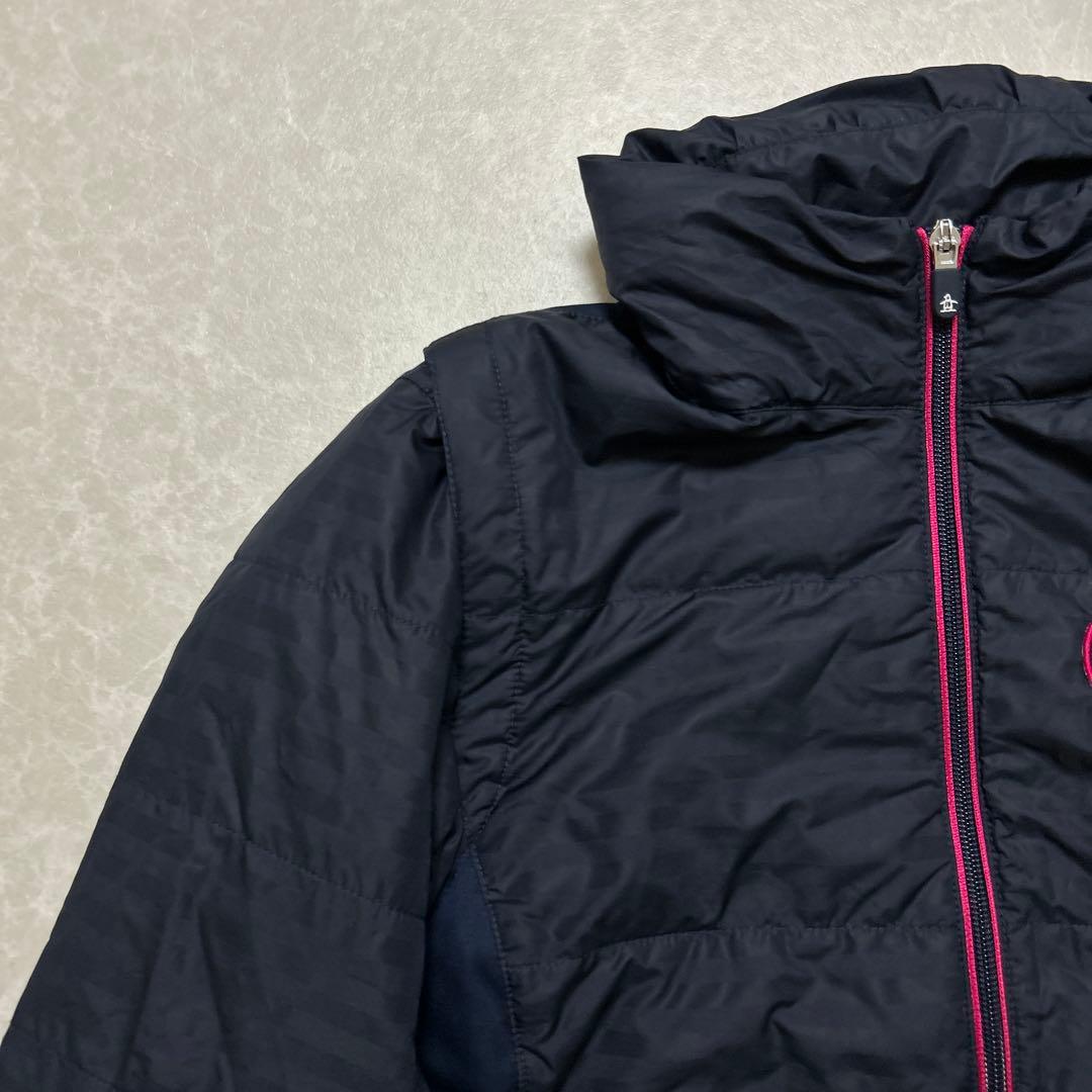 マンシングウェア★撥水★袖着脱可能★中綿★ジップジャケット【レディースサイズL】