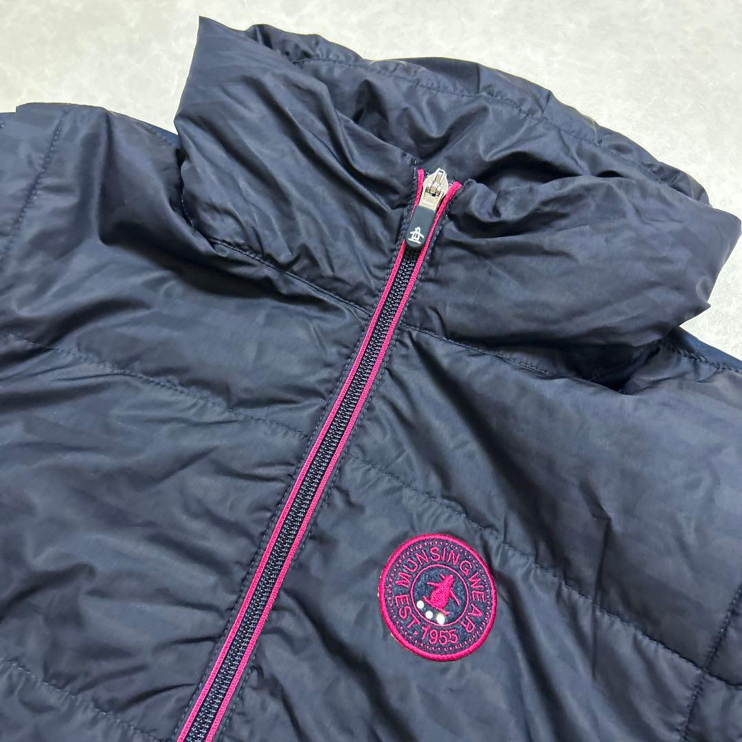 マンシングウェア★撥水★袖着脱可能★中綿★ジップジャケット【レディースサイズL】