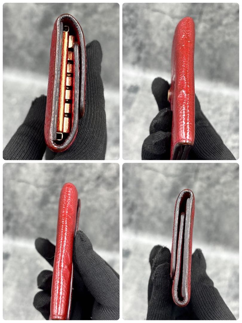 ✨️極美品✨️LOUISVUITTON ルイヴィトン キーケース アンプラント 赤