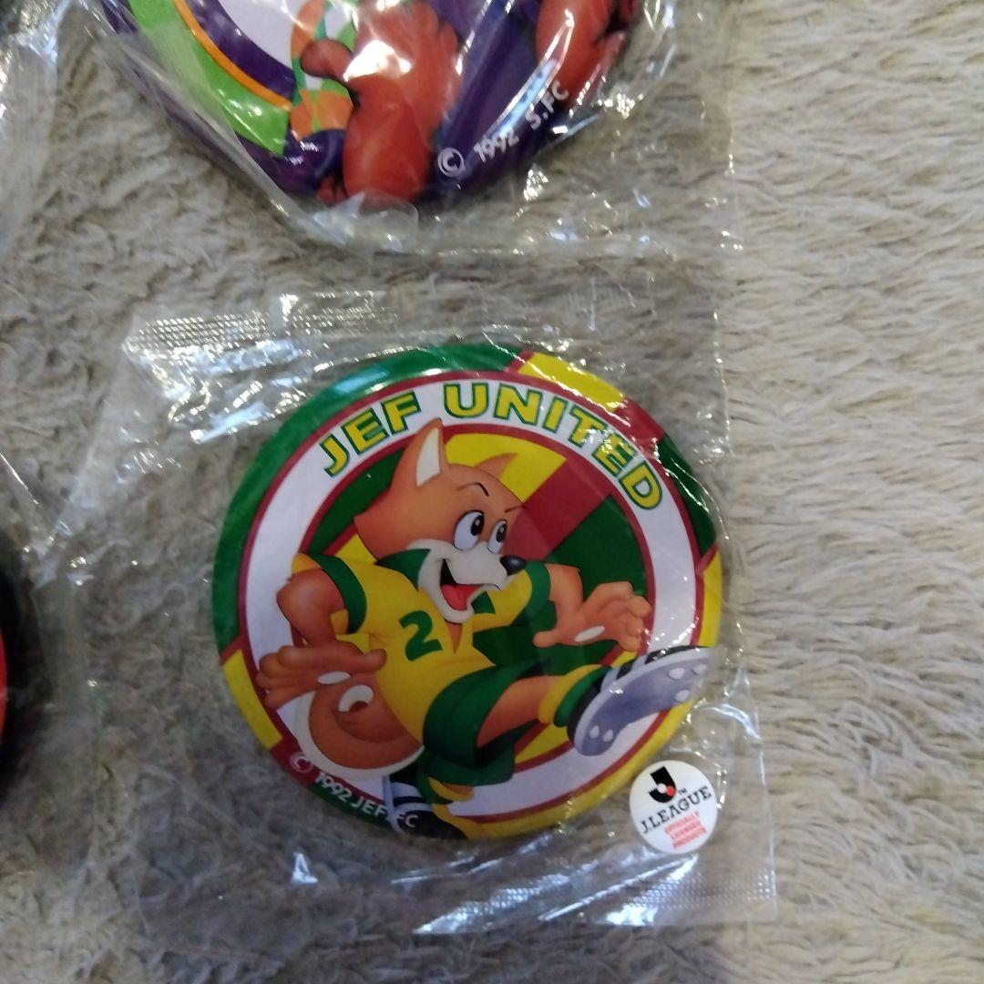 サッカー　Jリーグ　公式缶バッジ　1992年　6つセット