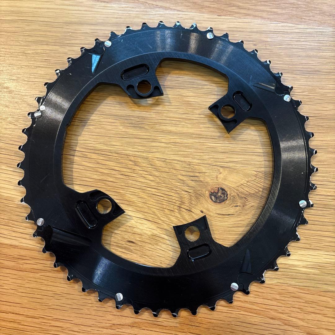 STONE チェーンリング 2枚セット ブラック　使用極小