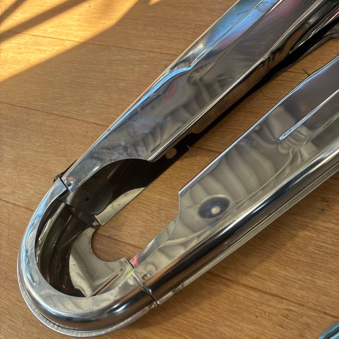 昭和レトロ！「MARUISHI」ステンレス製チェーンカバー