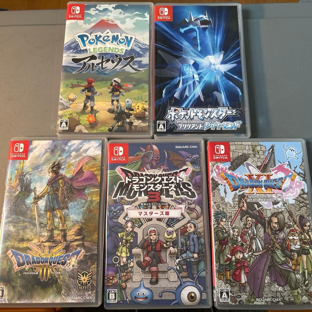 Switchソフトバラ売り可能　ドラクエ、ポケモン