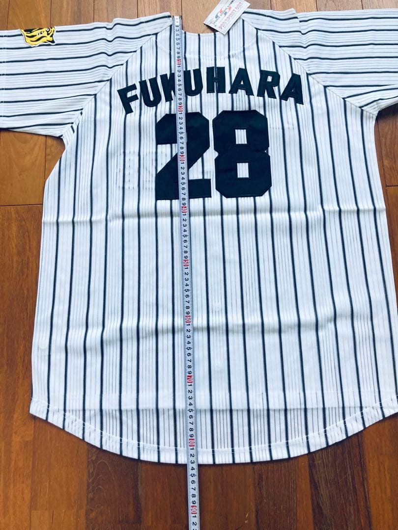 新品未使用　タグ付き　阪神タイガース　福原忍 ユニフォーム　福原　刺繍　L L