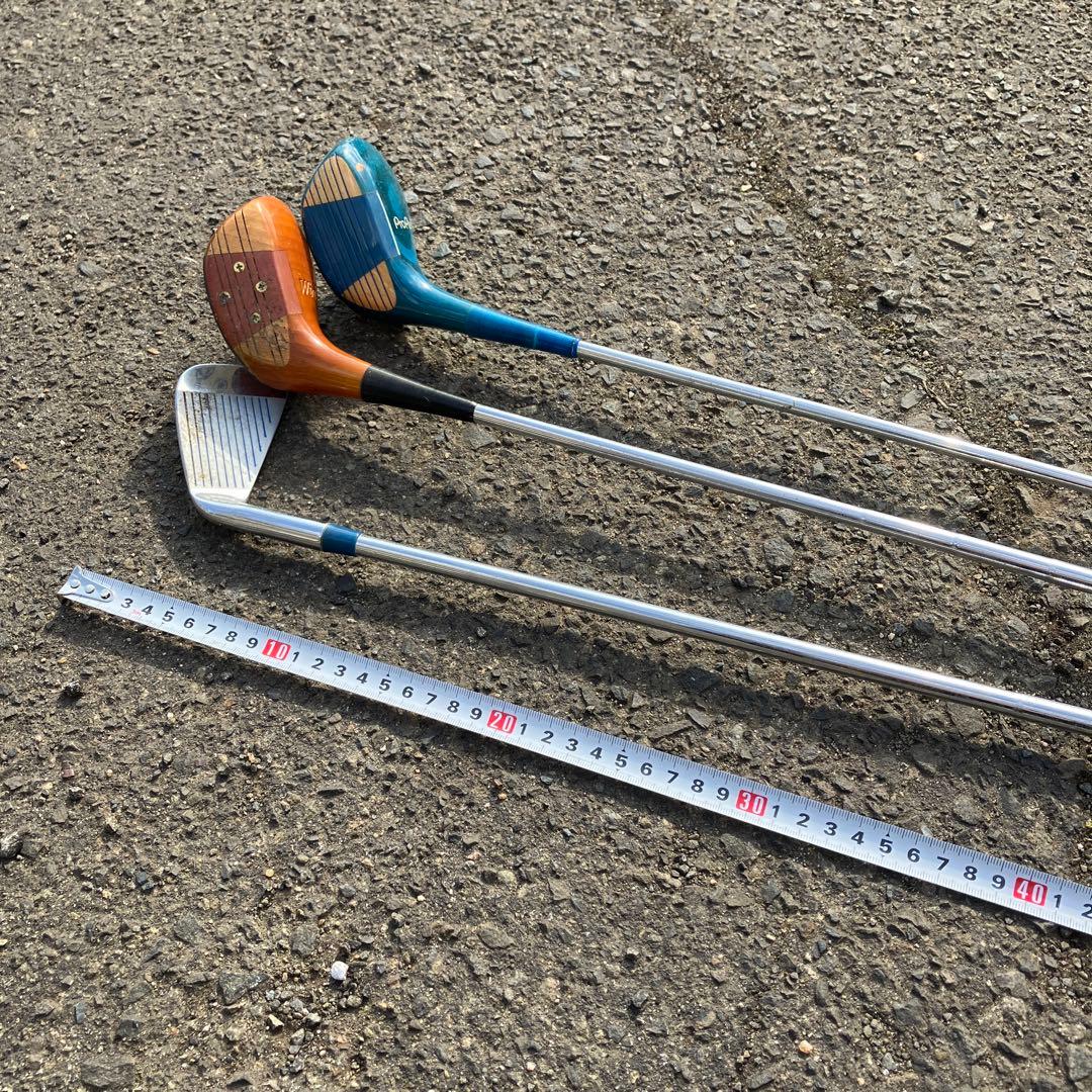 レトロ 希少 ゴルフセット 3本 ProPlus-II Confidence