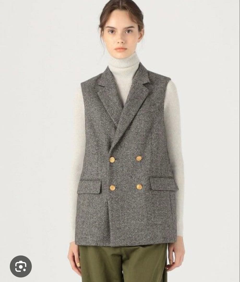 【まーくんまま専用】MACPHEE ダブルブレスト ツイードベスト