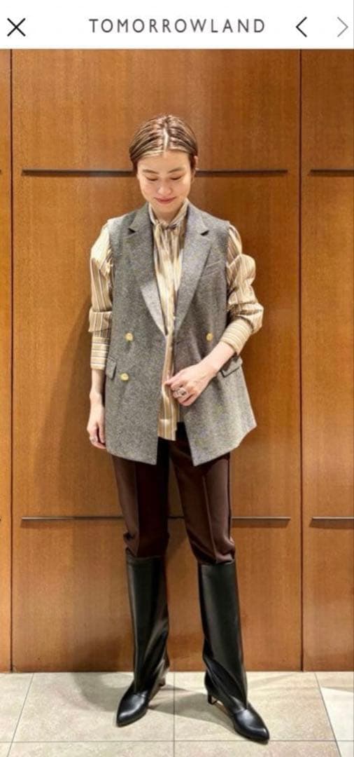 【まーくんまま専用】MACPHEE ダブルブレスト ツイードベスト