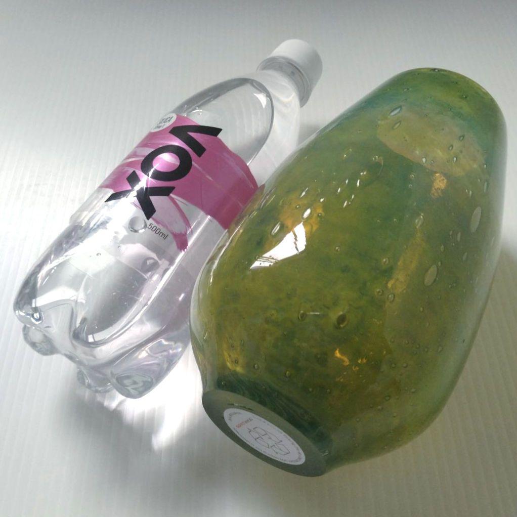 ヘンリーディーン ストロンボリ フラワーベース ガラス 花器 花瓶 17,5cm