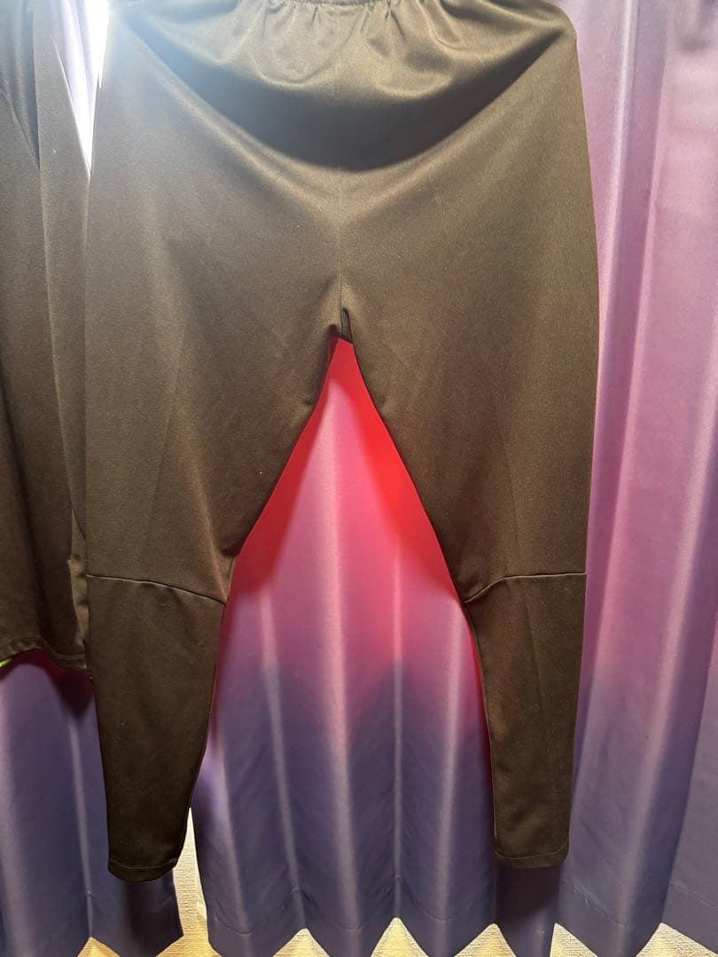 Nike サッカーウェア ジャージ 黒/緑/黄　ナイジェリア　上XL 下L