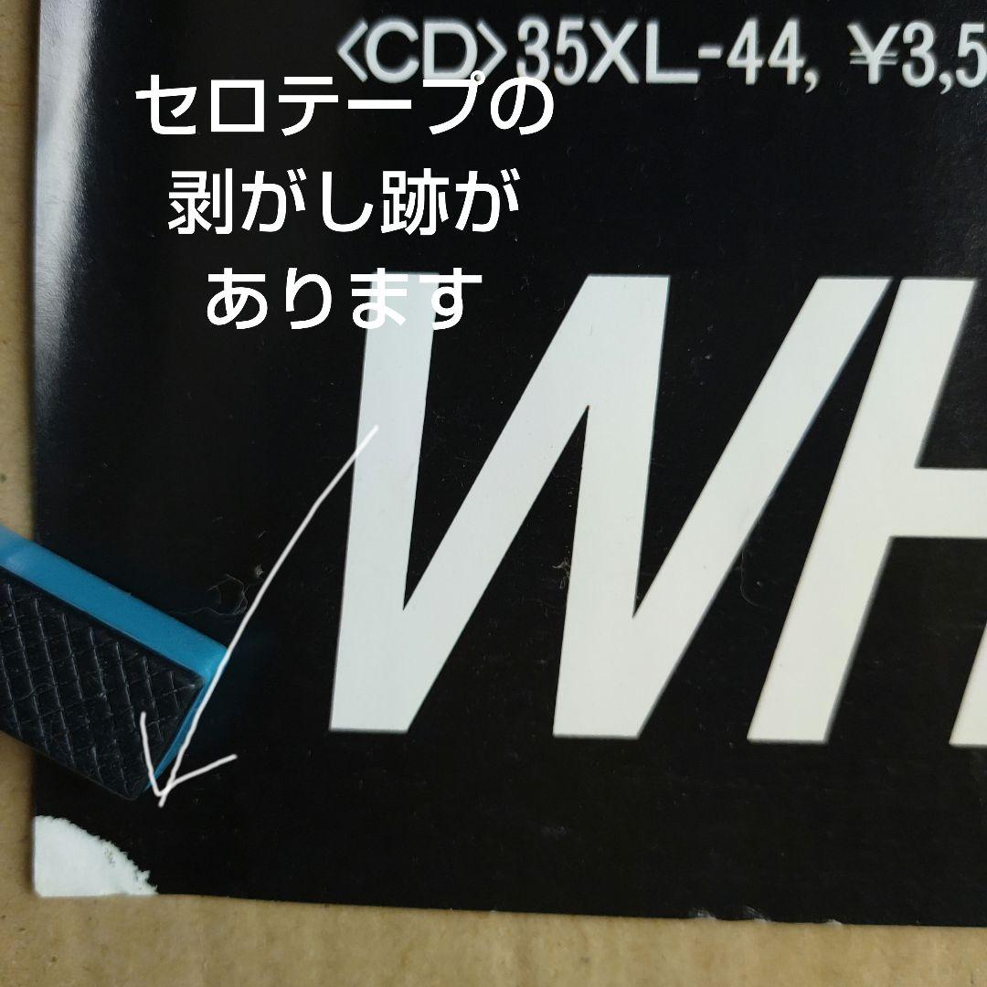 矢沢永吉／ E’ イーダッシュ店頭告知ポスター 80年代当時物 レア ロック