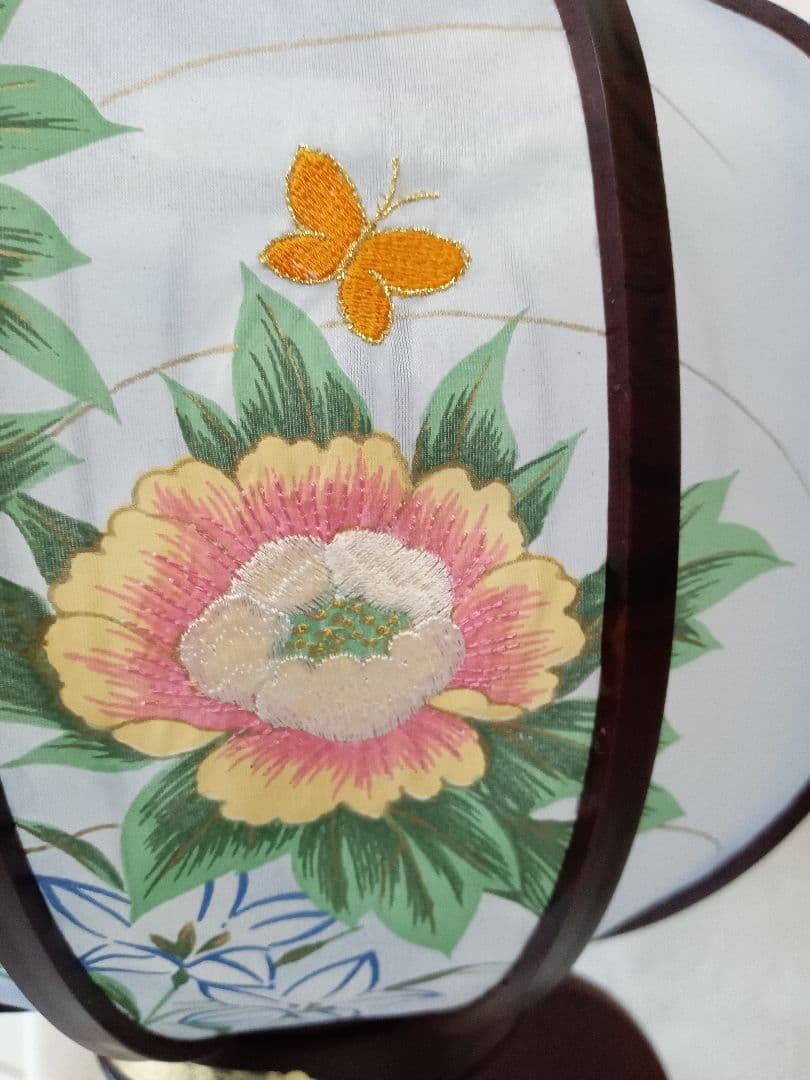 盆提灯　一対　盆飾り　回転灯付き　ペア　盆ちょうちん　日本家屋　仏壇具　和室