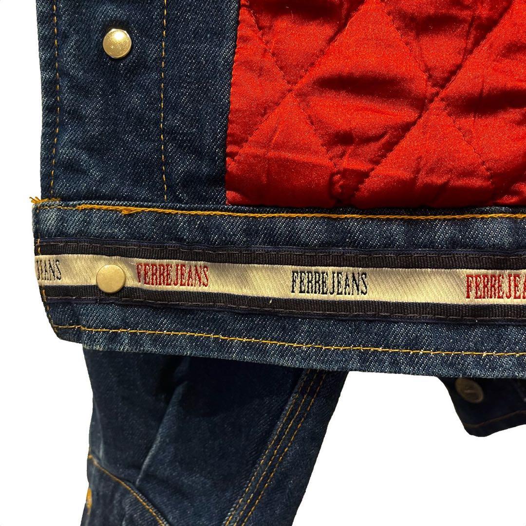 90s GIANFRANCO FERRE デニムトラッカージャケット 名作 初期