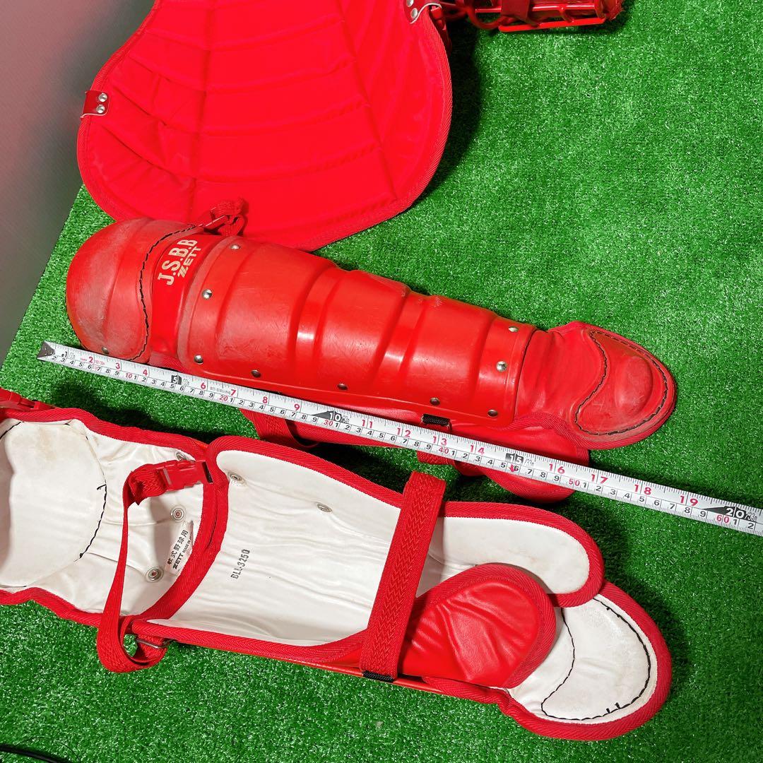 ZETT 軟式野球用　捕手　防具　4点セット　j.s.b.b