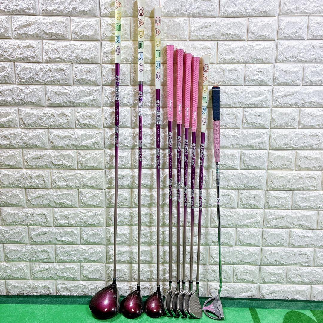 レディース XXIO10 ゼクシオ10 ゴルフクラブセット ボルドー 9本