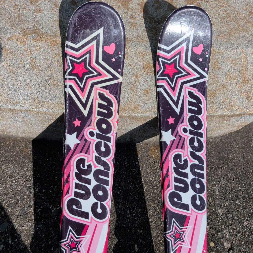 Pure Conscious ピンク スキー板 130センチ