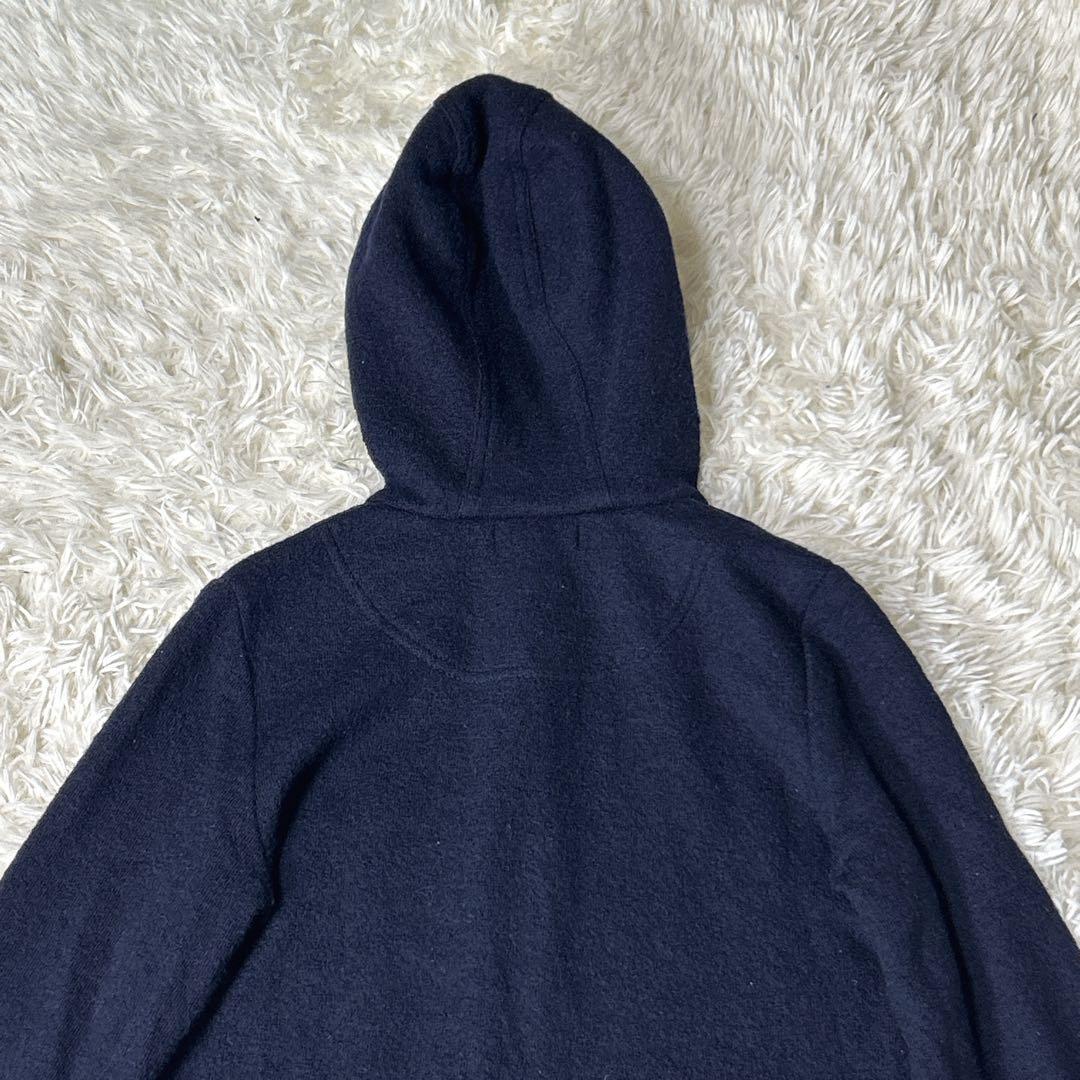 美品✨バーバリーブルーレーベル パーカー ノバチェック フード フリル 刺繍