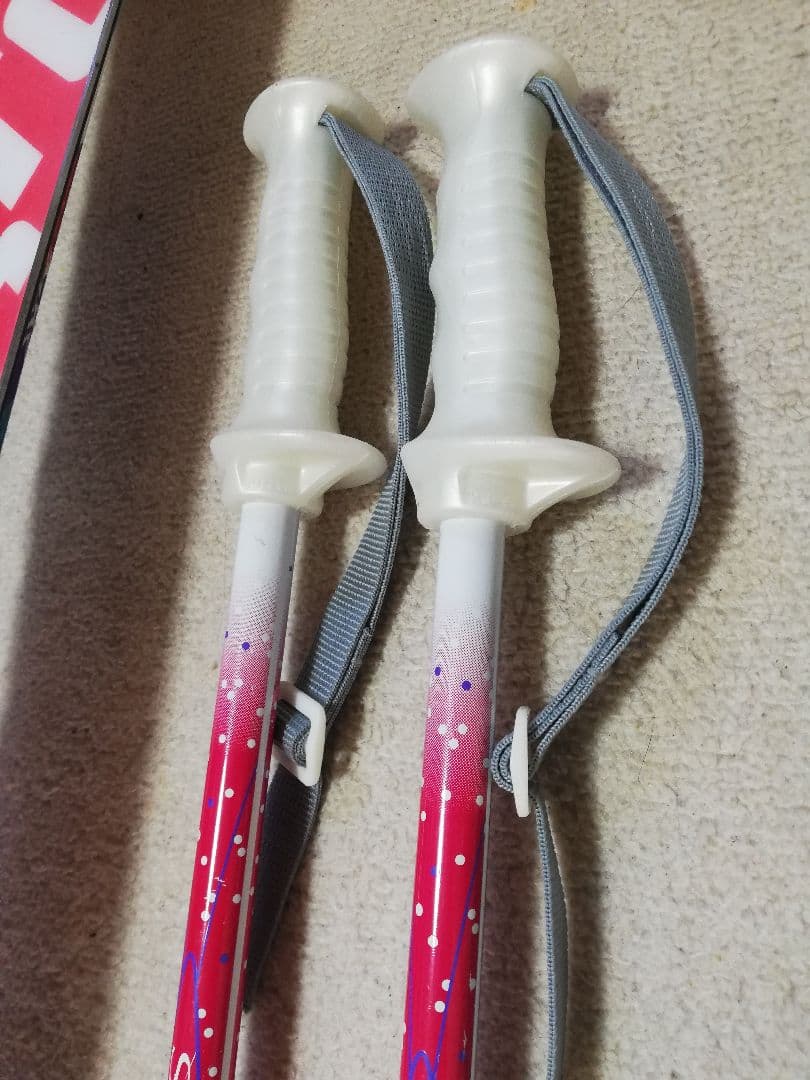 ATOMIC スキー板・ビンディング・ストック 3点セット 子供 キッズ 女の子