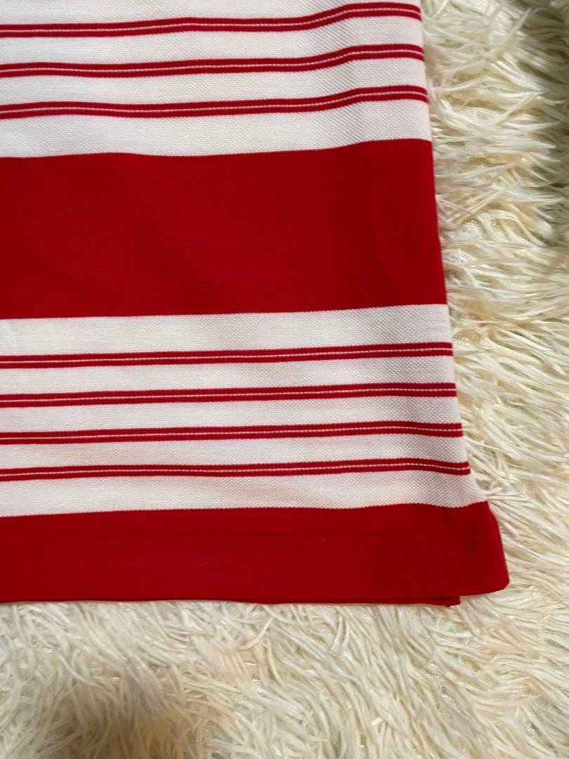 PEARLY GATES Peカノコボーダー半袖ポロシャツサイズ5