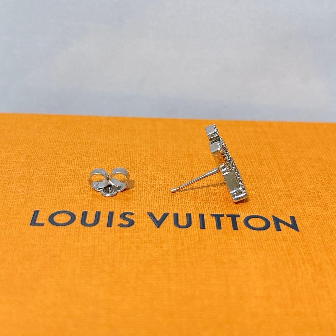 ルイヴィトン LV アイコニック ストラス ピアス 片耳