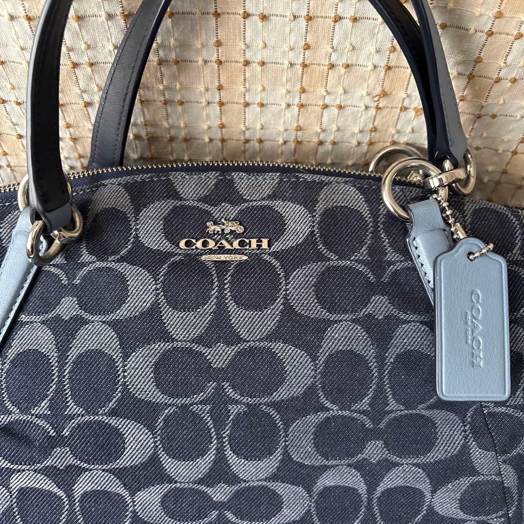 coach ショルダーバッグ　デニム