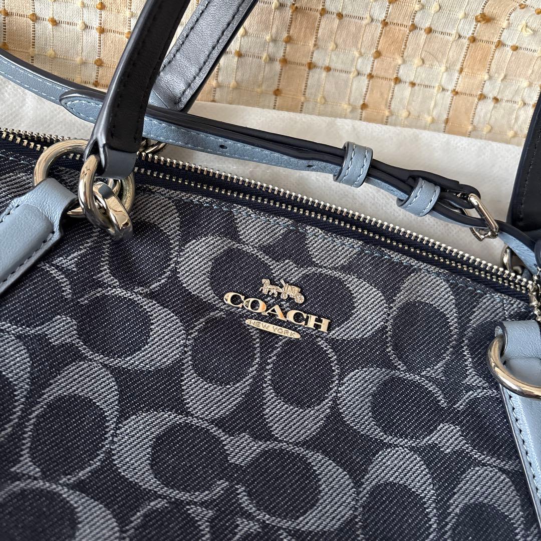 coach ショルダーバッグ　デニム