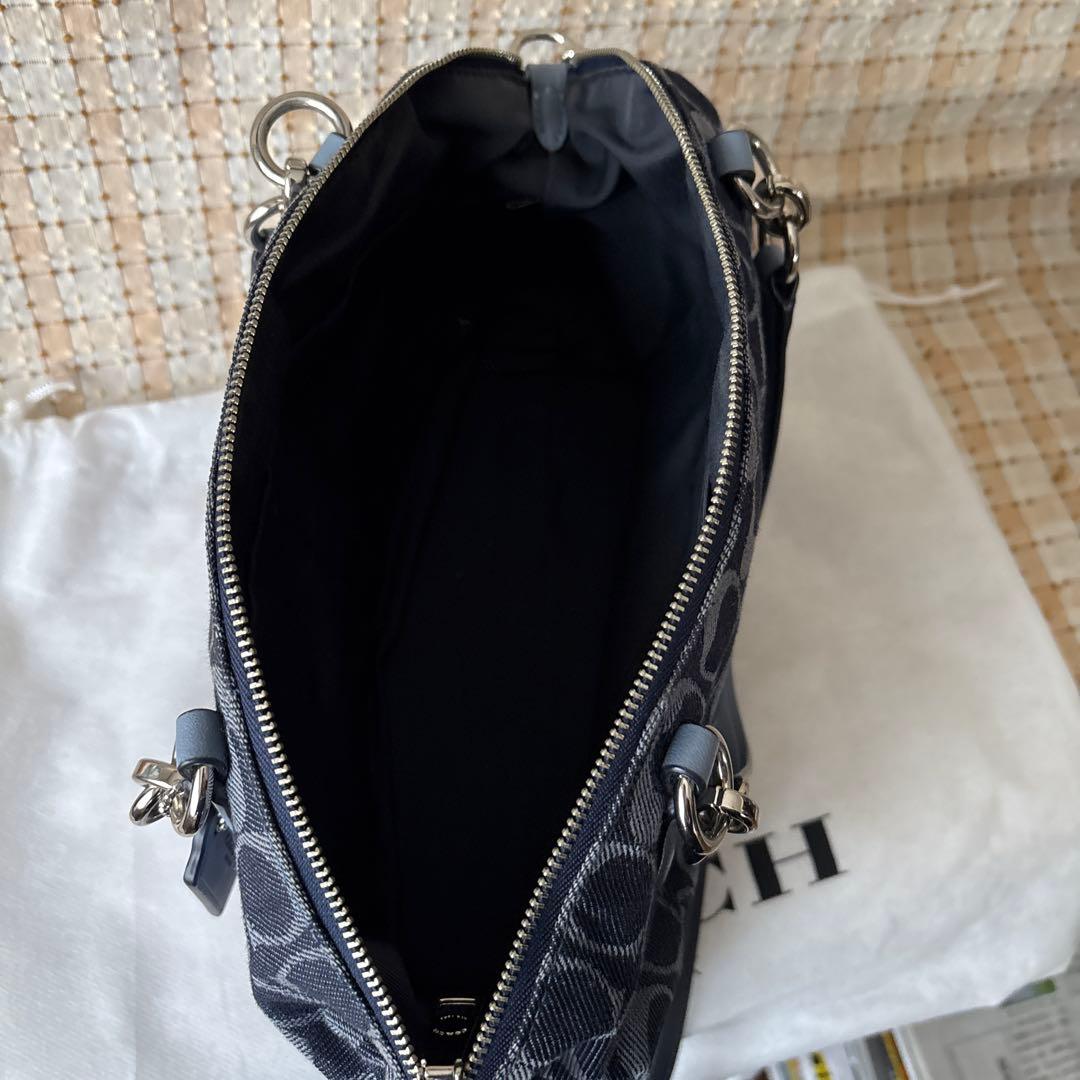 coach ショルダーバッグ　デニム