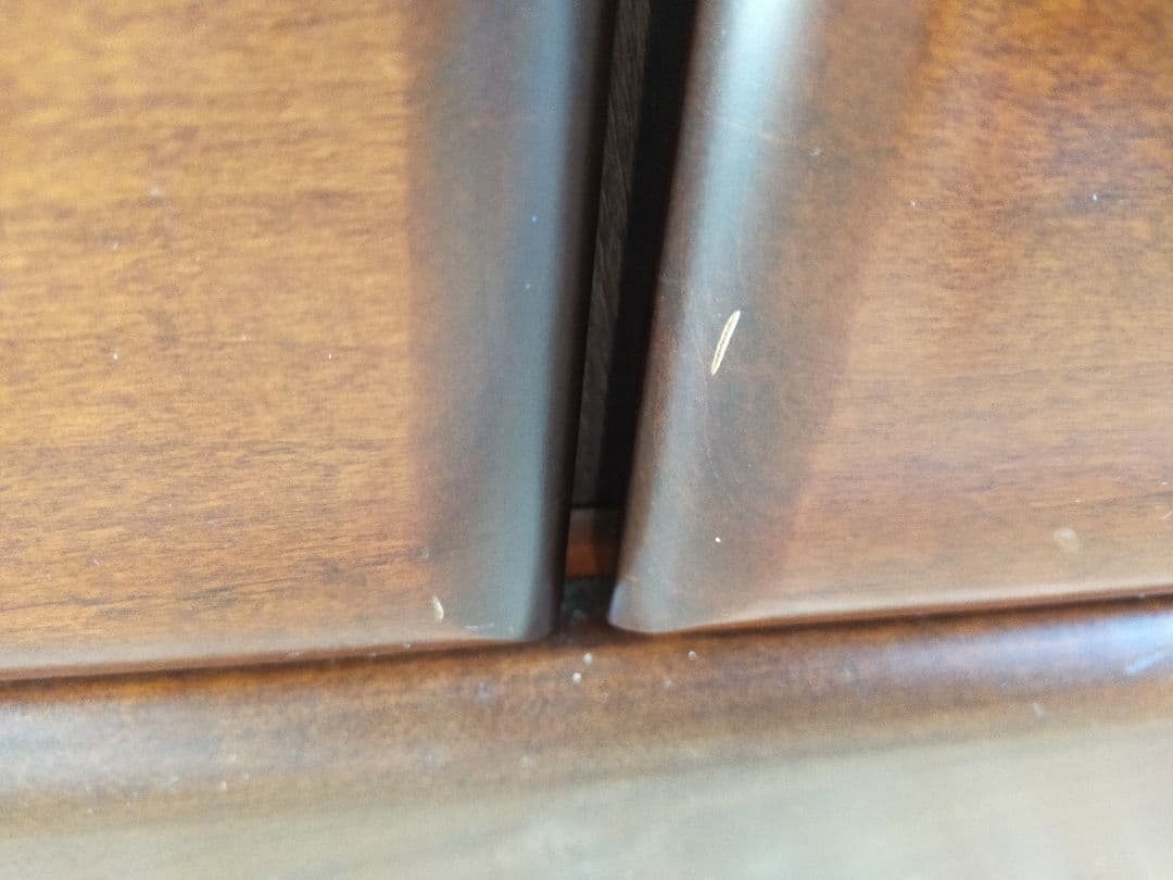 木製ガラスケース 3扉 2引き出し付き