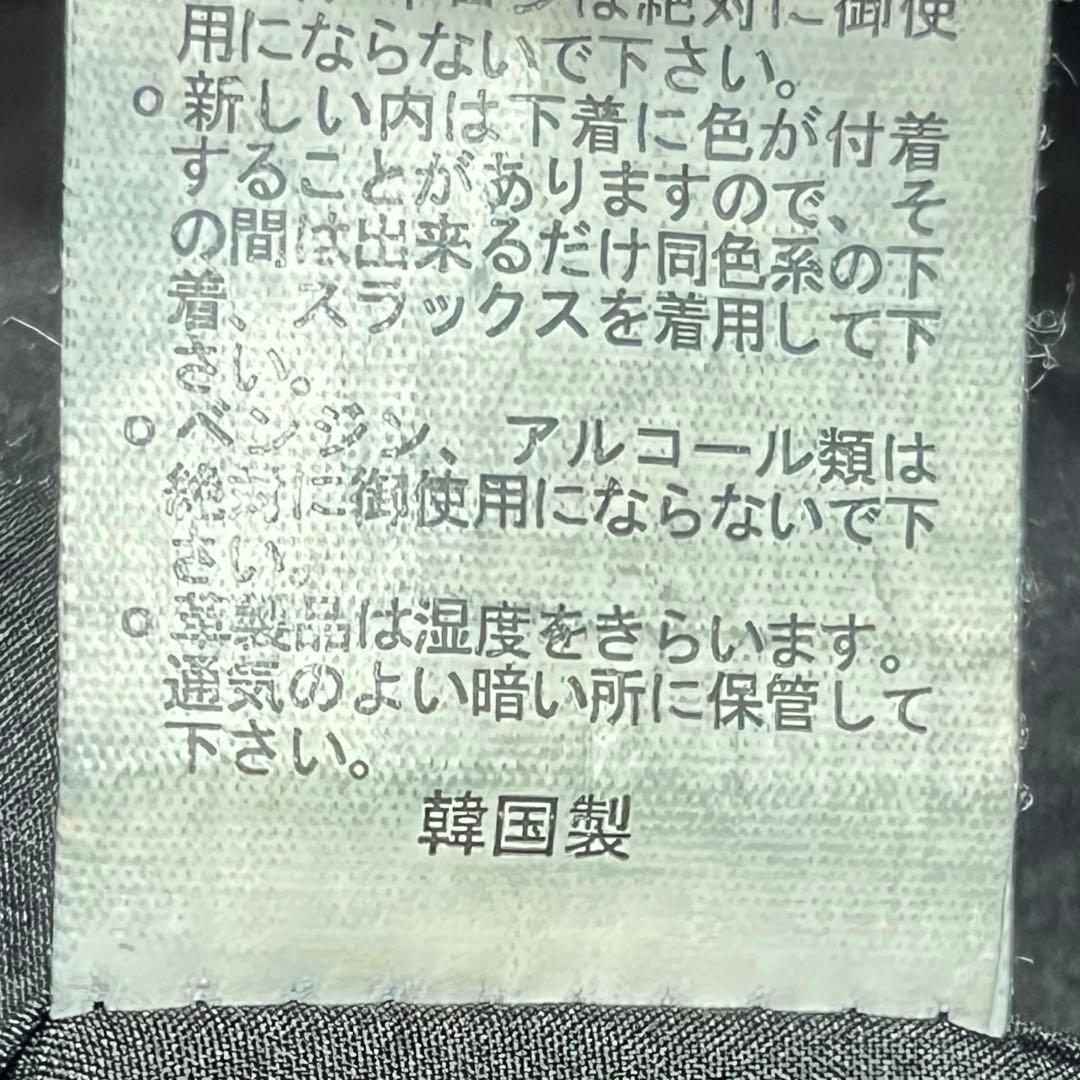y2k opium イタリア製アルパカレザー生地使用 ジャケット ブラック
