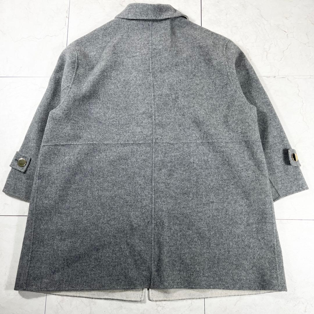 ✨新品タグ付き DO CLASSE ウールリバーコートカシミヤ 2way 15号