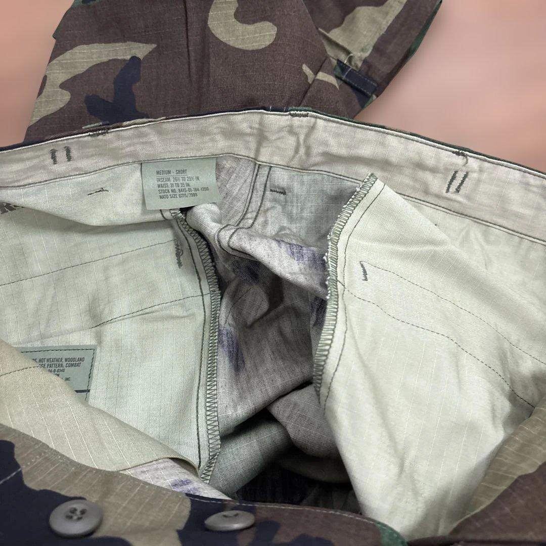タグ付き　デッドストック　米軍 実物　WOODLAND M−SHORT 送料無料