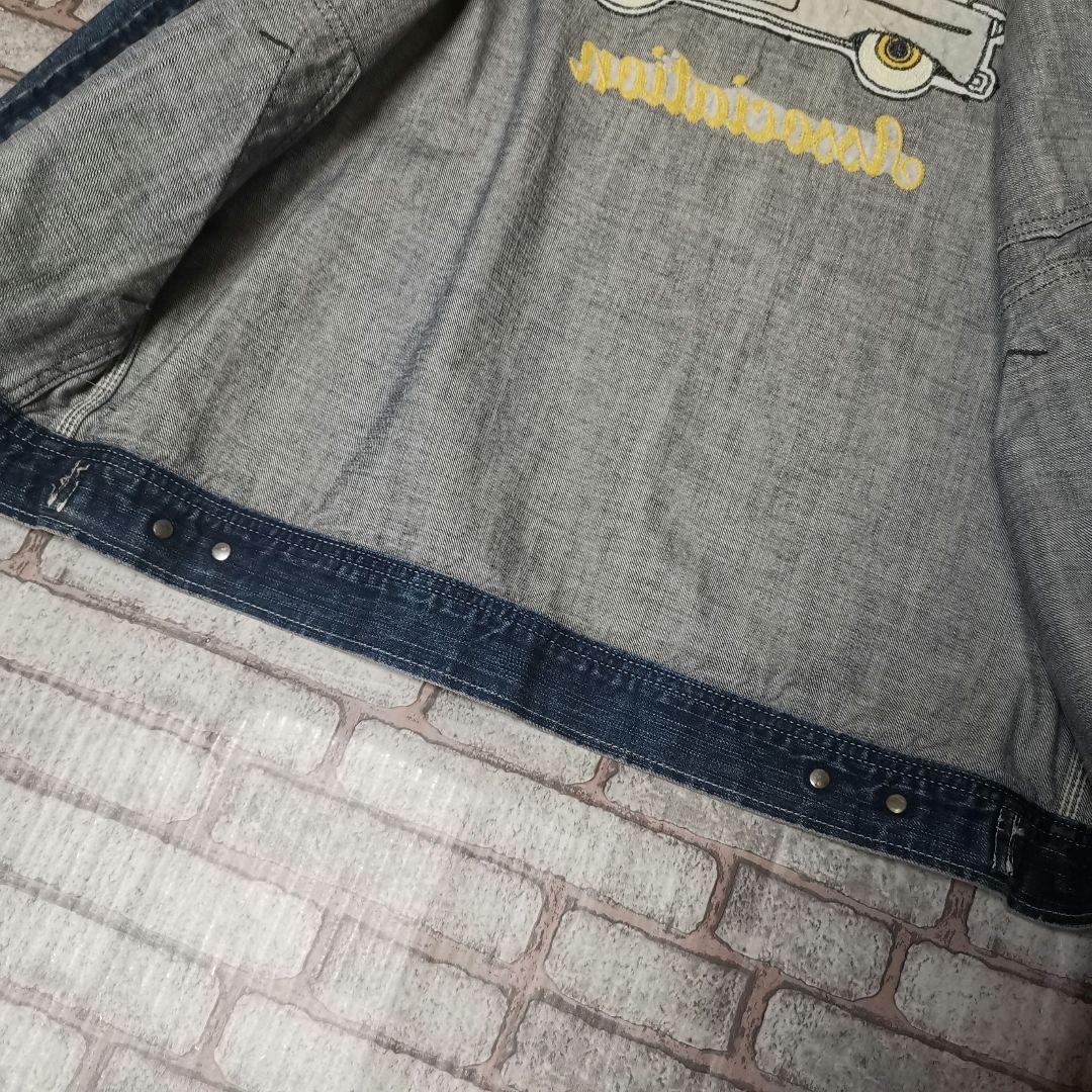 希少 STUDIO D'ARTISAN デニムジャケット カバーオール 刺繍 豚