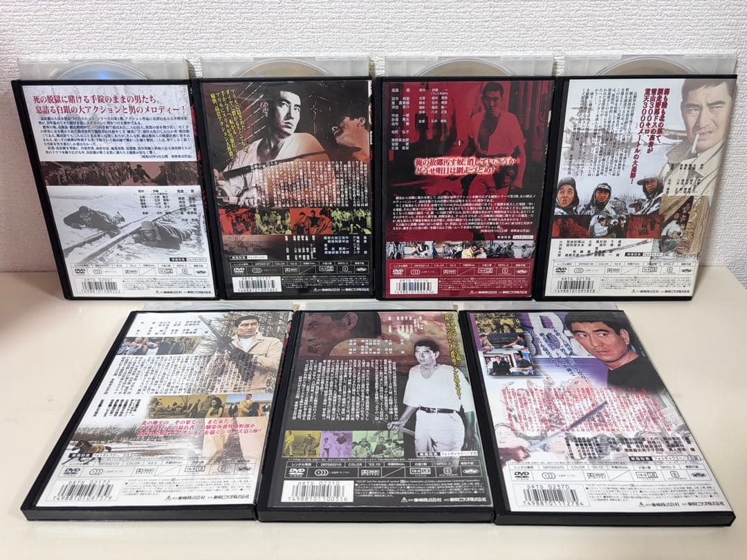 高倉健 DVD セット　昭和残侠伝　日本侠客伝　網走番外地　暗黒街　まとめ　全巻