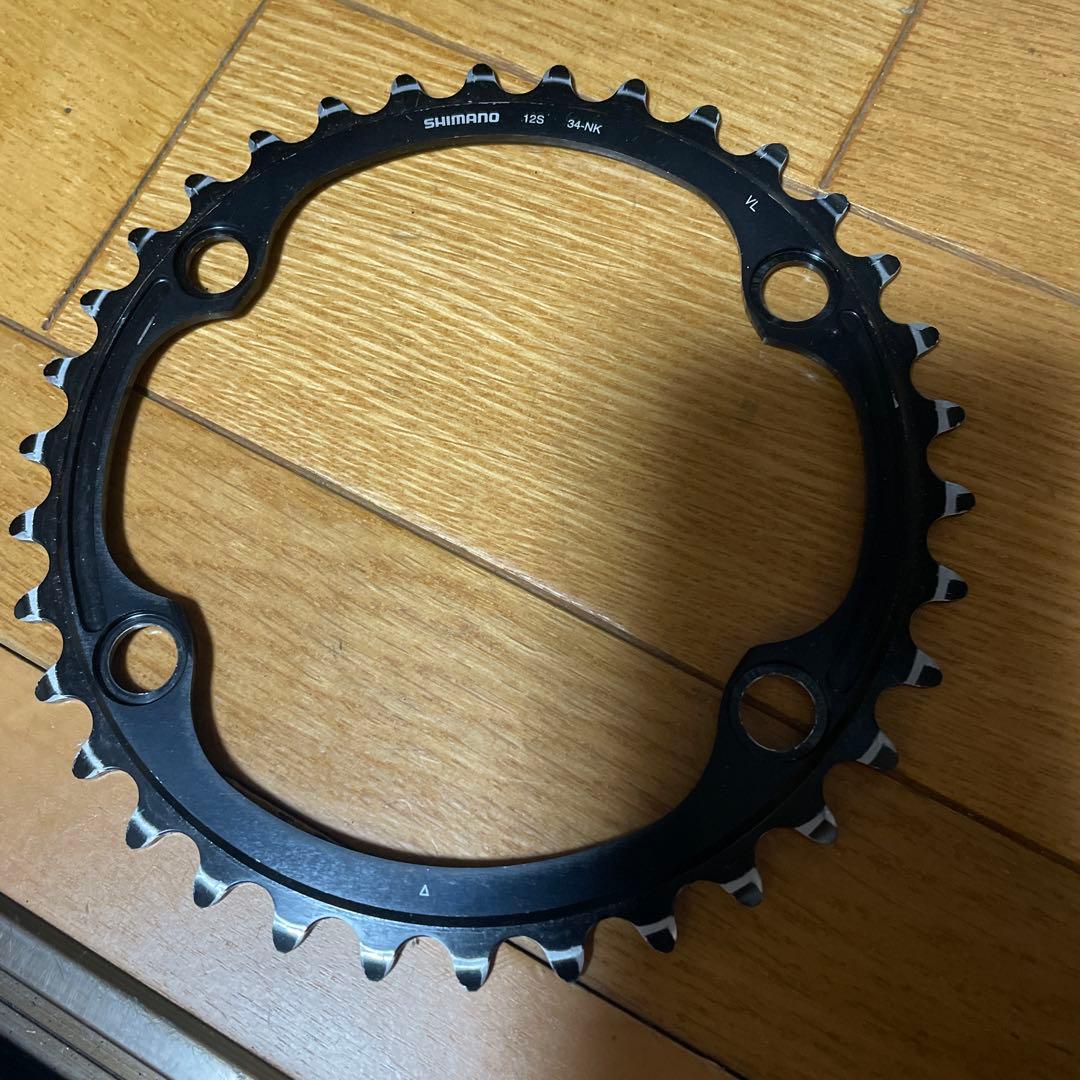 シマノ　DURA-ACE FC-09 11S 50-34 チェーンリング中古品