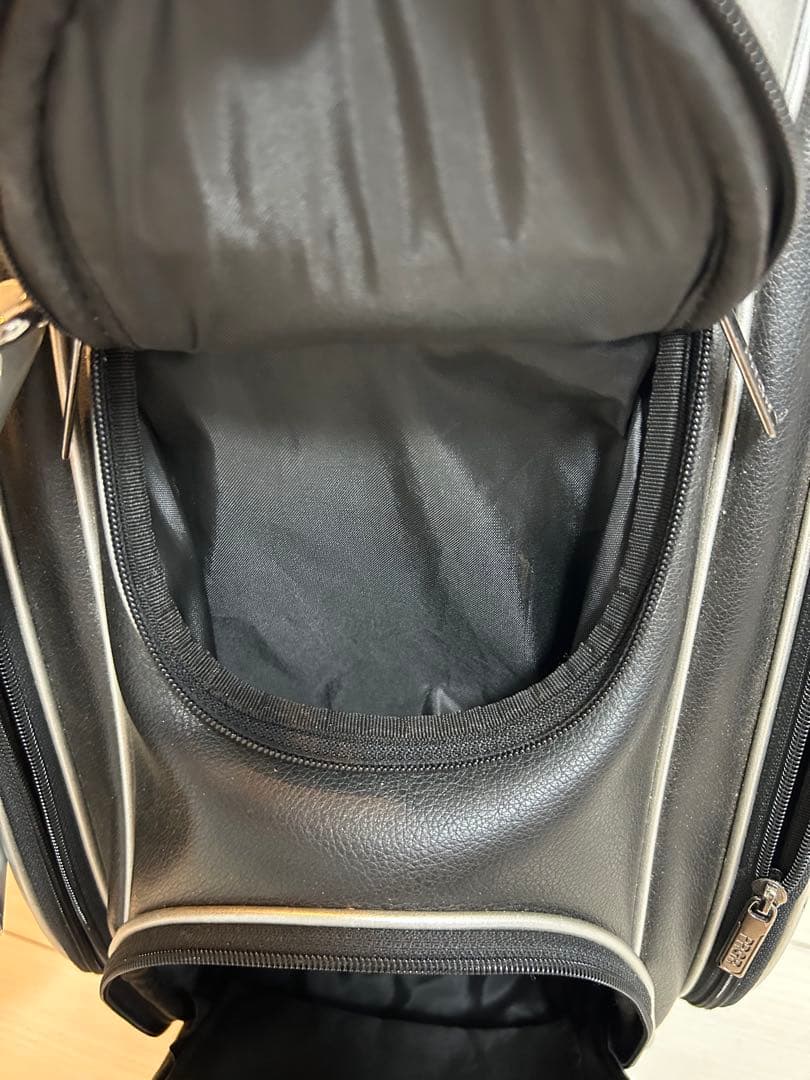 PRGR シルバー キャディバッグ