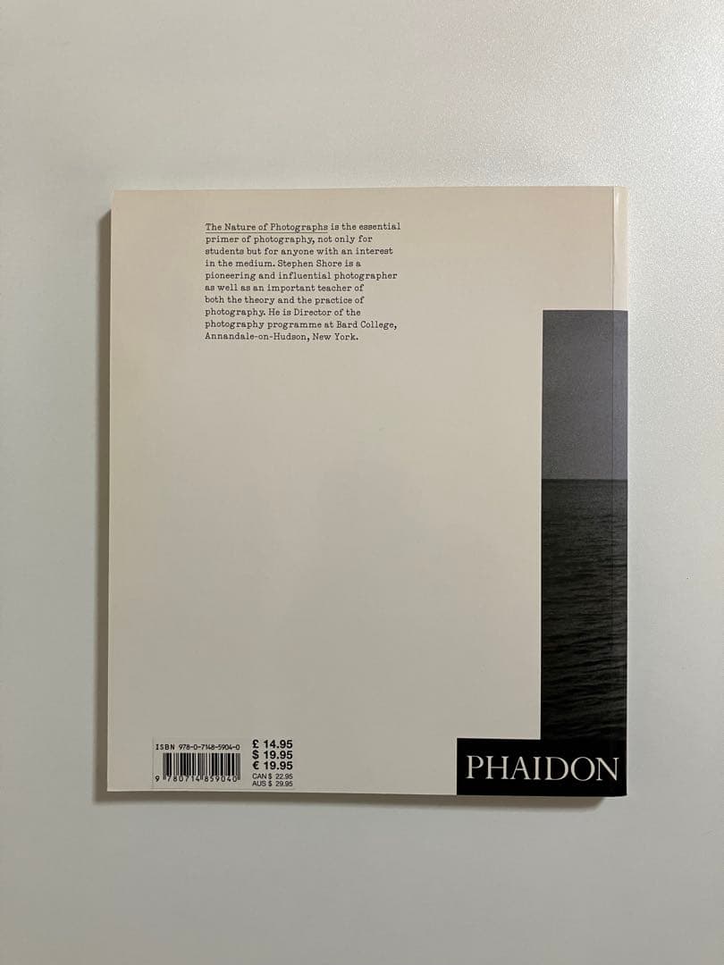 『The Nature of Photographs』Stephen Shore