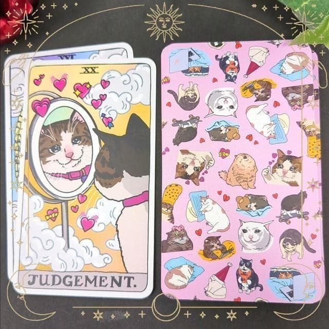 【正規品タロットカード】タイ発人気デッキ✨入手困難品✨超キュートな猫ちゃんデッキ
