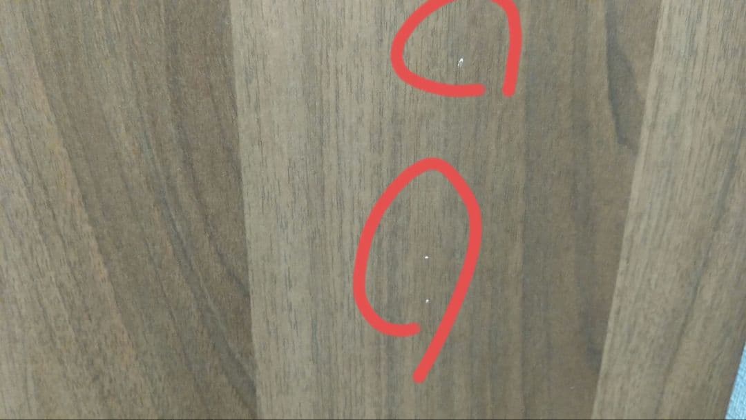 【匿名配送】ウォルナット　ガラスキャビネット