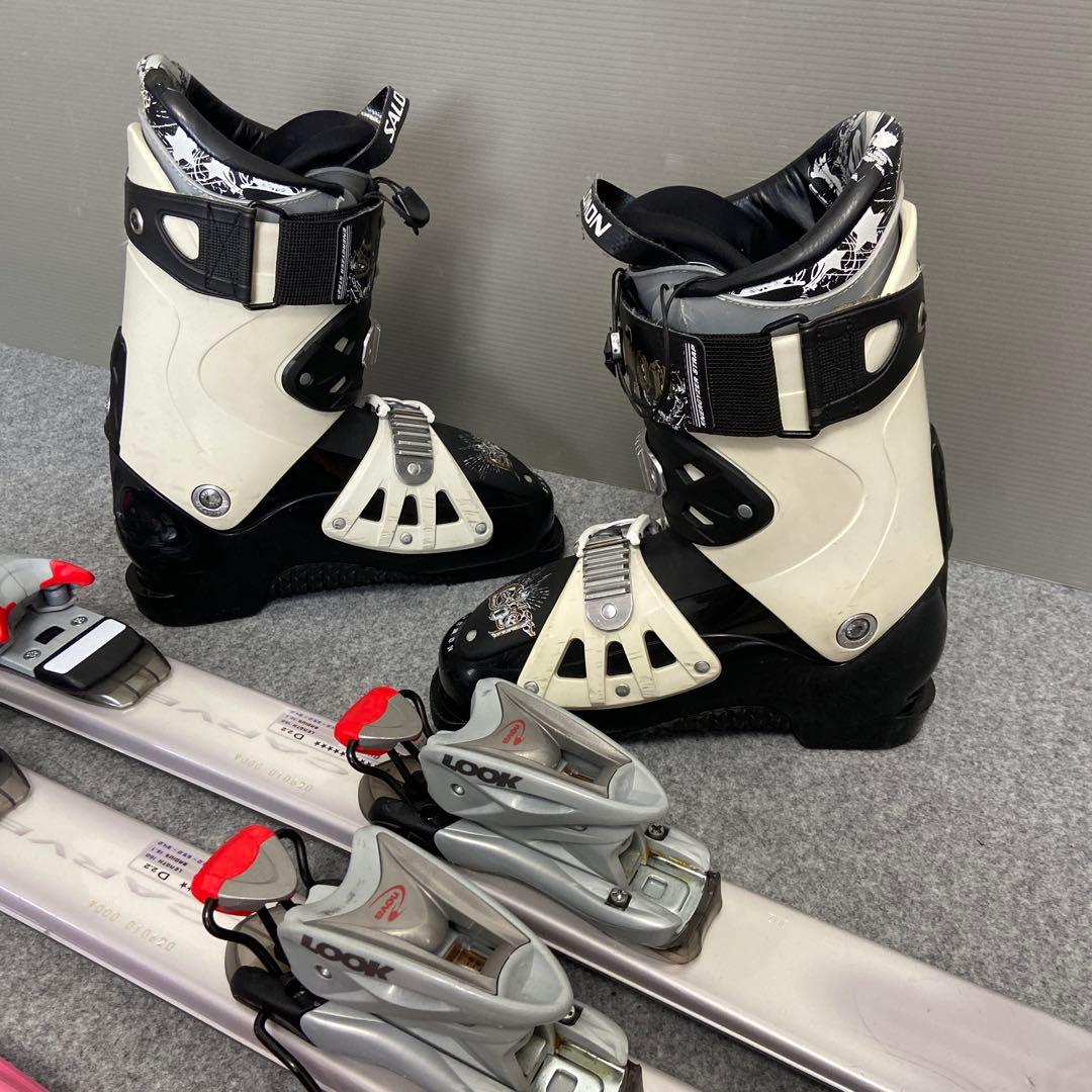 ★短めな板お探しの方 メンテ済スキーセット板160cmブーツ27~27.5cm