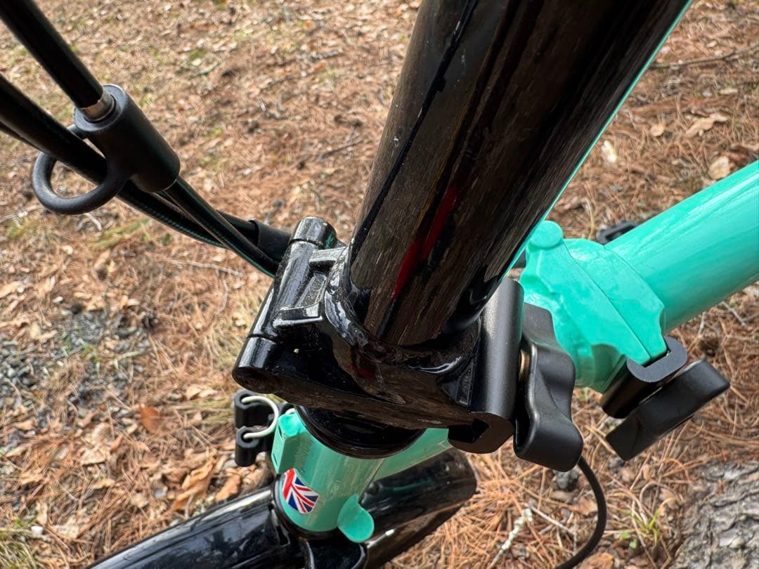 ブロンプトンオマージュ　LITEPRO折りたたみ自転車