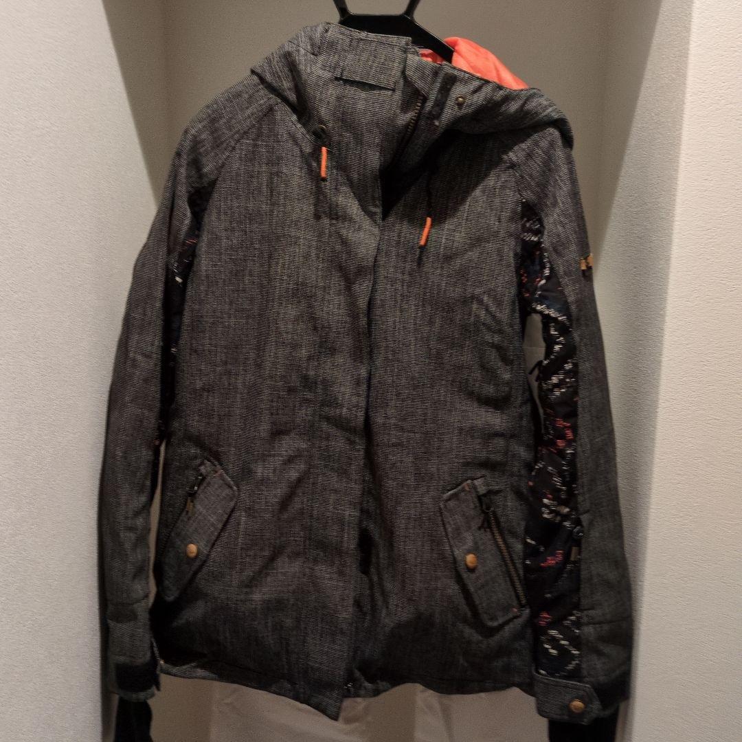 ROXY スキーウェア スノボウェア　 上下 Mサイズ グレー オレンジ