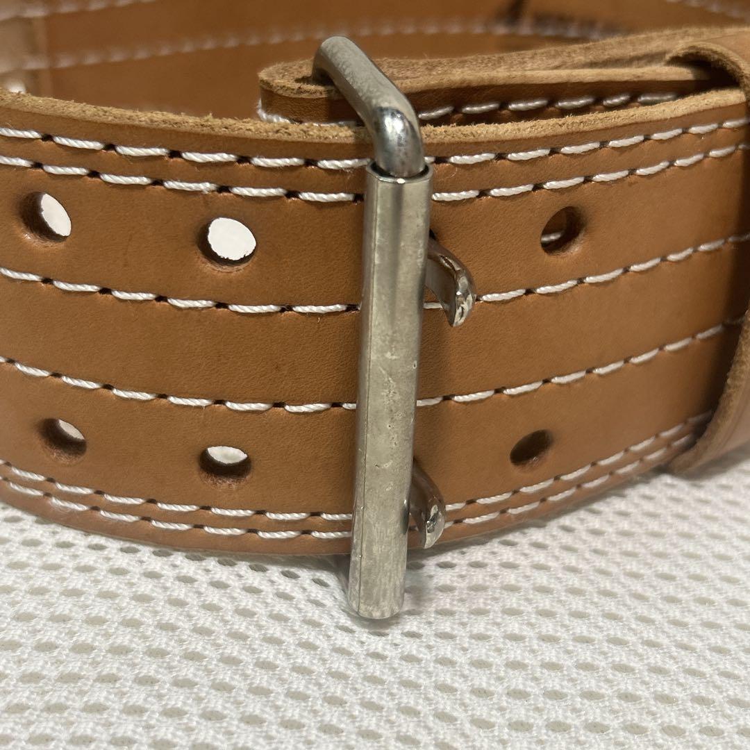 美品　AMERICAN DREAM レザー パワーベルト Sサイズ