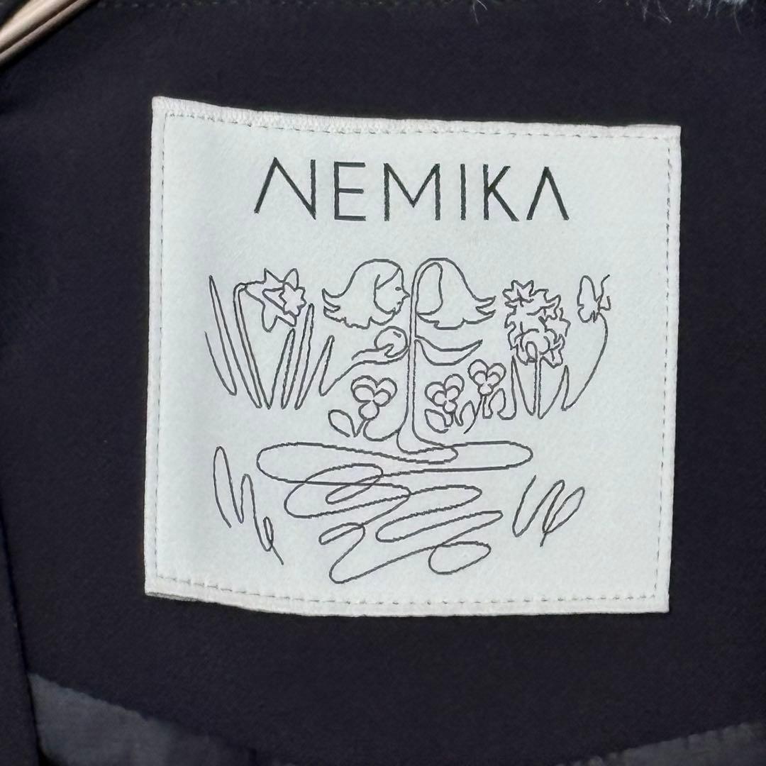極美品★ネミカ ジレ ケープジャケット ノーカラー フォーマル