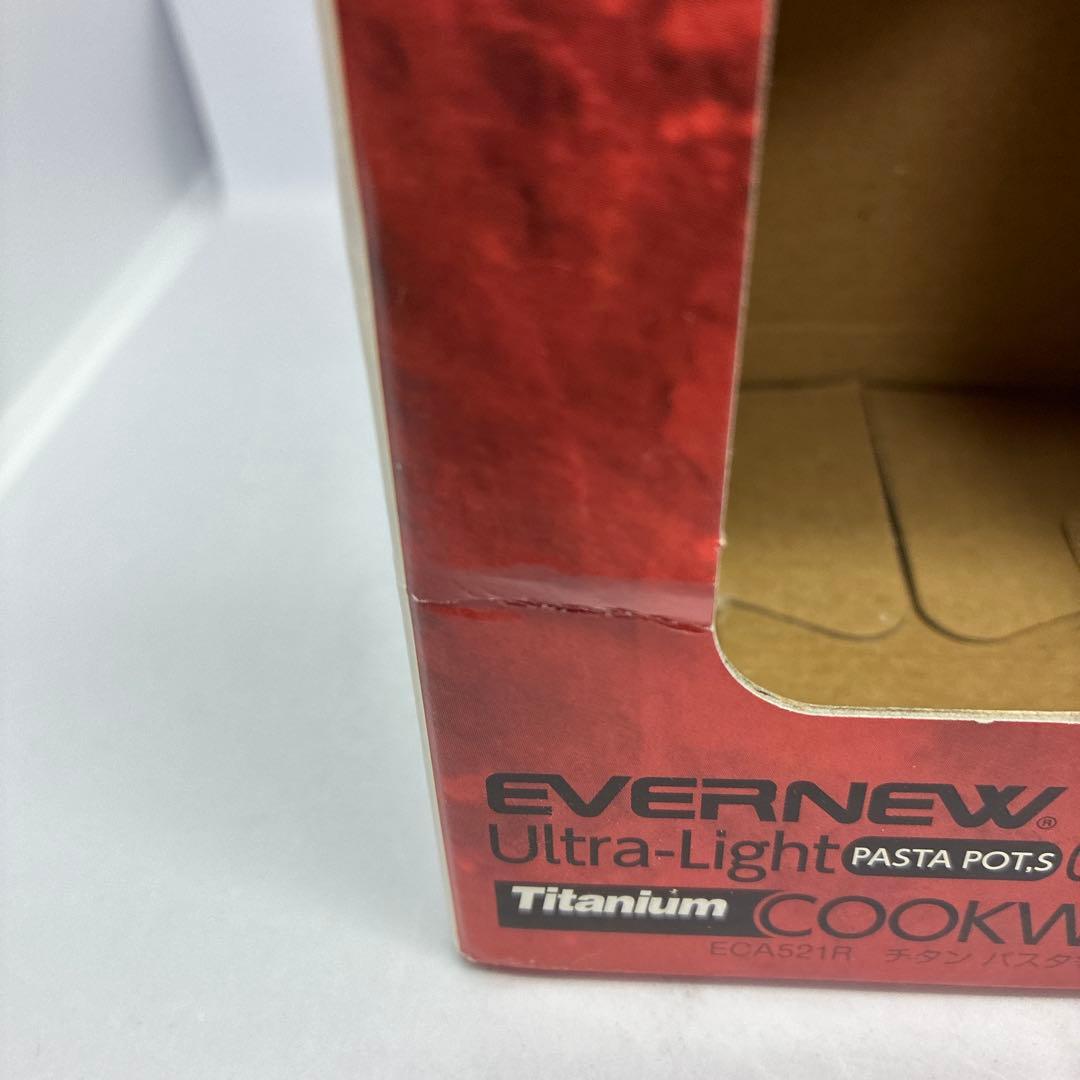 EVERNEW チタン パスタもクッカーS ECA521R RED