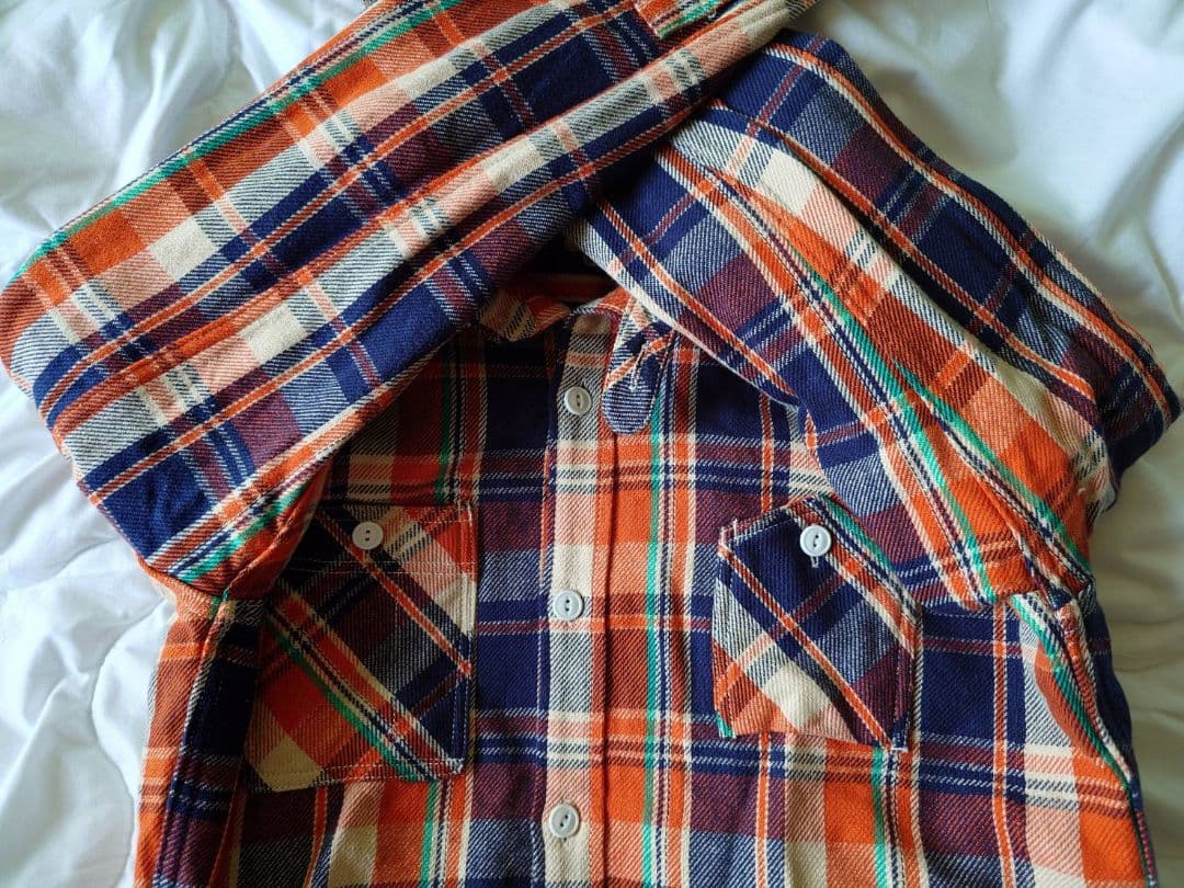 ストライクゴールド　ネルシャツ　XL