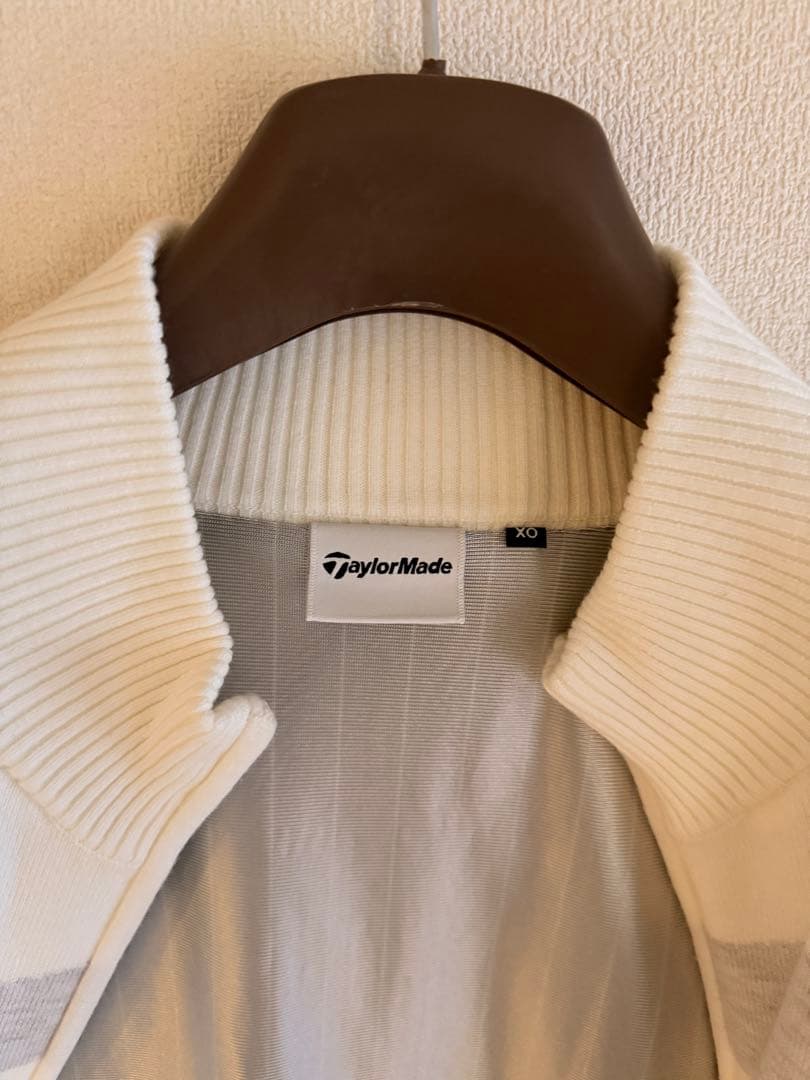 Taylor Madeセーター ウォームライニングフルジップセーター メンズ 白